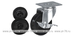 Колесо поворотное с площадкой Lema CE2-PA-65-50-C3