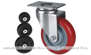 Колесо поворотное с площадкой Lema ED2-PL-100-80-5